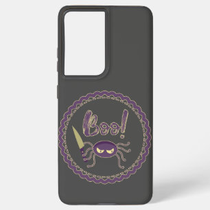 Coque Samsung Galaxy Boo drôle Halloween personnage d'araignée main