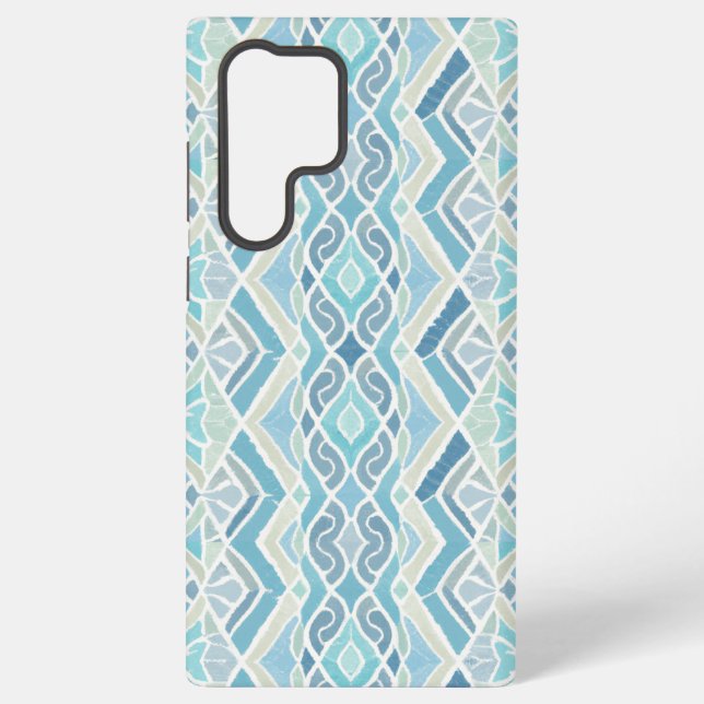 Coque Samsung Galaxy Bord de mer/plage/bleu marine (Verso)