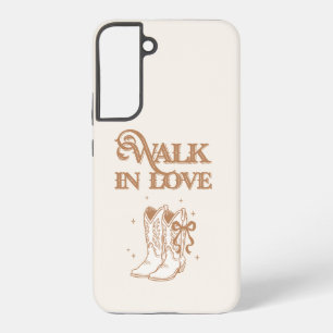 Coque Samsung Galaxy Bottes de cowgirl Occidentale marcher dans l'amour