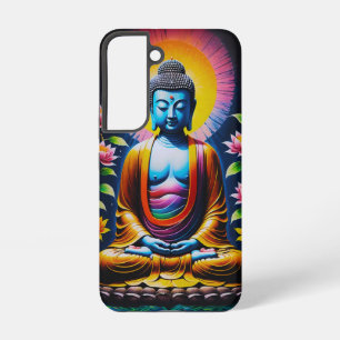 Coque Samsung Galaxy Bouddha - Pleine Conscience en Fleur