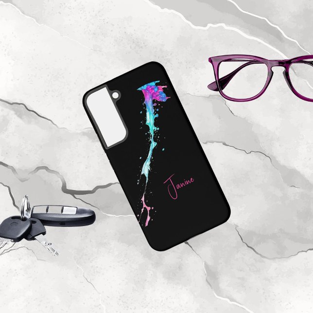 Coque Samsung Galaxy Bouffée d'eau générée par l'IA (Créateur téléchargé)