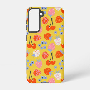 Coque Samsung Galaxy Bright Coloré Motif Fruit Berry