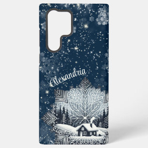 Coque Samsung Galaxy Cabane flocon de neige