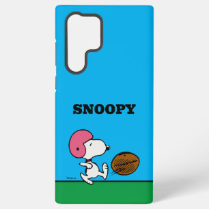 Coque Samsung Galaxy Cachou Snoopy le botteur de football