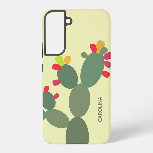 Coque Samsung Galaxy cactus nom moderne (Verso)