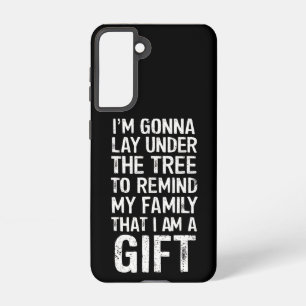 Coque Samsung Galaxy Cadeaux de famille de Noël sous l'arbre