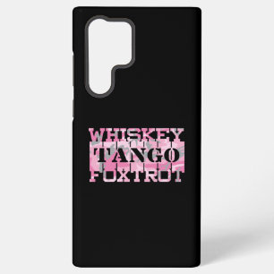 Coque Samsung Galaxy Camion rose Foxtrot Tango Whiskey Militaire