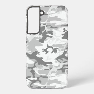 Coque Samsung Galaxy Camouflage neige gris d'hiver, Militaire, Armée