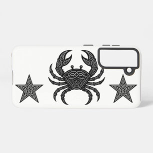 Coque Samsung Galaxy Cancer — Encre Hantée Zodiaque Crabe