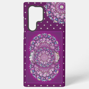 Coque Samsung Galaxy Cardinal Red Rosace