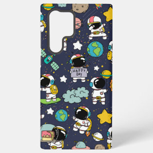 Coque Samsung Galaxy Caricature spatiale astronaute