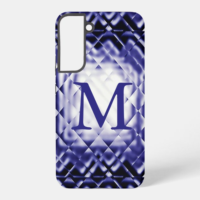 Coque Samsung Galaxy Carré dimensionnel - Marine-M (Verso)