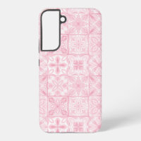 Carreaux ornés en rose