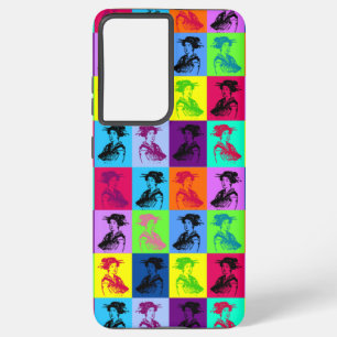 Coque Samsung Galaxy Carrés Pop Geisha