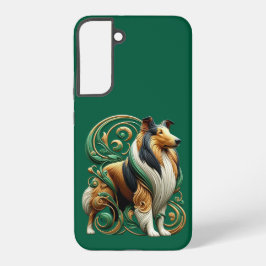 Coque Samsung Galaxy Cas de téléphone cellulaire Collie