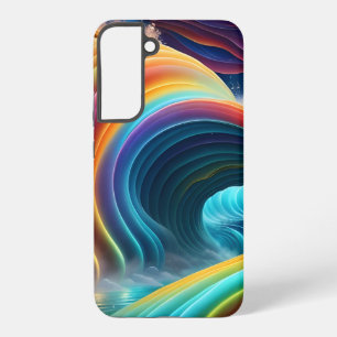 Coque Samsung Galaxy Cascade arc-en-ciel lumineuse gracieuse