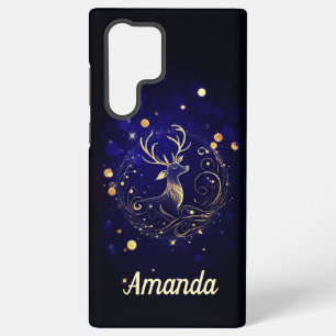 Coque Samsung Galaxy Cerf radieux en or
