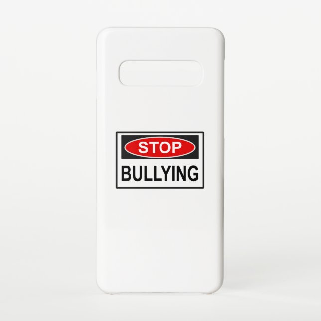 Coque Samsung Galaxy Cesser le signe d'intimidation rouge (Dos)