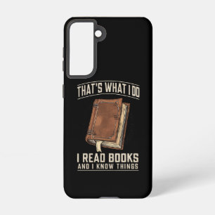 Coque Samsung Galaxy C'est ce que je fais Je lis des livres et je sais 