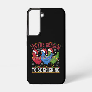 Coque Samsung Galaxy C'est la saison d'être Chicking Xmas Chicken Weste