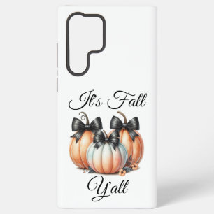 Coque Samsung Galaxy C'est l'automne Y'all : Pastel Citrouille