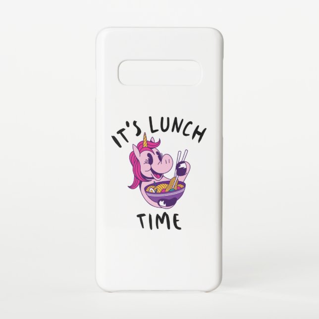 Coque Samsung Galaxy C'est l'heure du déjeuner (Dos)