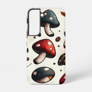 Coque Samsung Galaxy Champignons de minuit - Cottagecore Forest Télépho