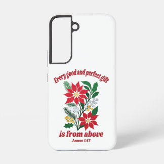 Coque Samsung Galaxy Chaque don bon et parfait – Jacques 1:17 Noël
