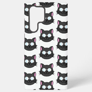 Coque Samsung Galaxy Chat noir Chat noir Chat gris Chat portant des lun