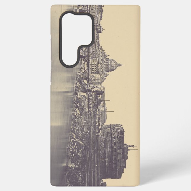 Coque Samsung Galaxy Château d'Angel et coupole du Vatican (Verso)