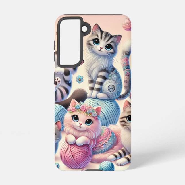 Coque Samsung Galaxy Chats mignons (Verso)