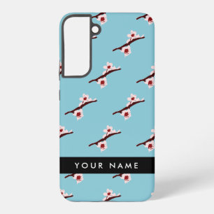 Coque Samsung Galaxy Cherry Blossom, Pink Sakura, Votre Nom