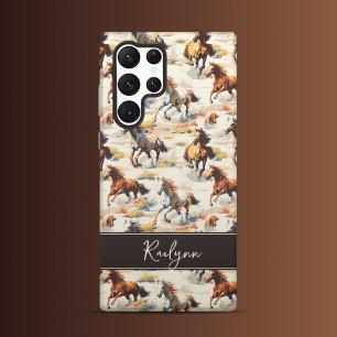 Coque Samsung Galaxy Chevaux de coucher de soleil 