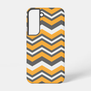 Coque Samsung Galaxy Chevron Jaune moderne Motif Galaxy S22 Coques