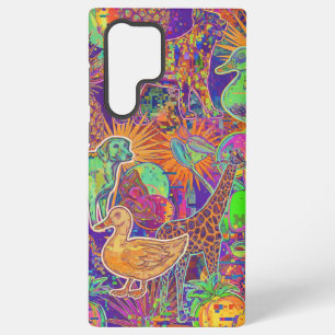Coque Samsung Galaxy Chiens, canards et girafes par Natasha Us