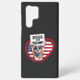 Coque Samsung Galaxy Chiens pour Trump : Patriots à la mâchoire