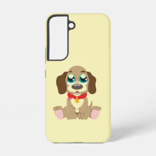 Coque Samsung Galaxy Chiot Mignon Avec De Beaux Yeux
