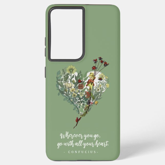 Coque Samsung Galaxy Citation d'aventure inspirationnelle de mignonne G (Verso)