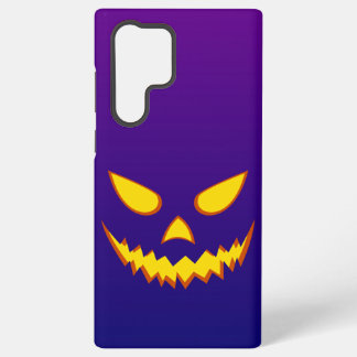Coque Samsung Galaxy Citrouille Jack o Lantern visage grimaçant Hallowe