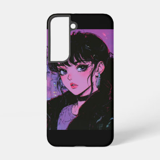 Coque Samsung Galaxy City Night Girl Galaxy Coque