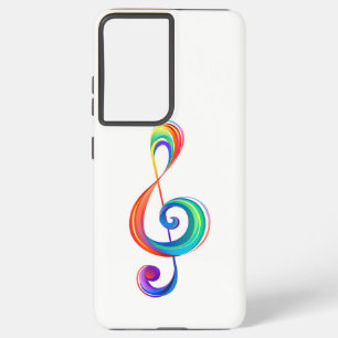 Coque Samsung Galaxy Clé arc-en-ciel