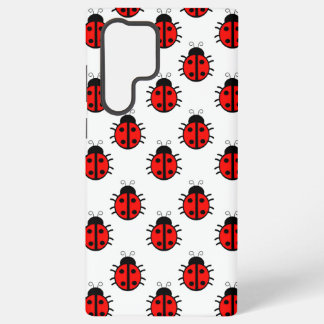 Coque Samsung Galaxy Coccinelles Rouges Mignonnes Motif et Insecte Joye