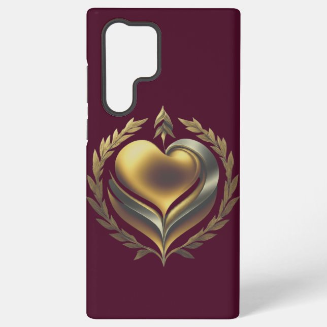 Coque Samsung Galaxy Coeur de la liberté (Verso)