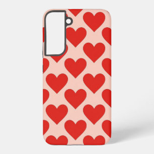 Coque Samsung Galaxy Cœur rouge traditionnel de la Saint-Valentin