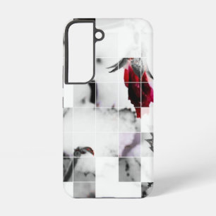 Coque Samsung Galaxy Collage photo d'une rose mourante