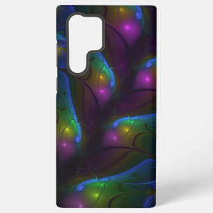 Coque Samsung Galaxy Coloré Lumineux Abstrait moderne Trippy Fractal