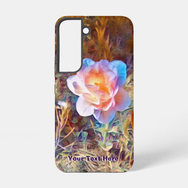 Coque Samsung Galaxy Coloré stylisé Fleur Acrylique Impression (Verso)