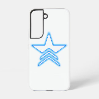 Coque Samsung Galaxy Commandant de l'étoile bleue lumineuse Étui Samsun