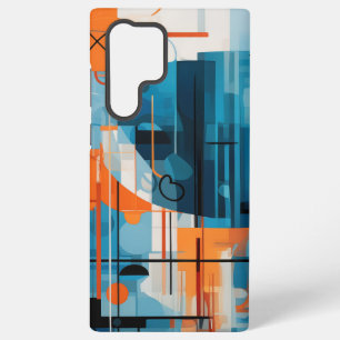 Coque Samsung Galaxy Composition de formes géométriques abstraites