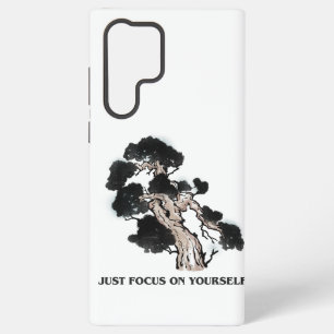 Coque Samsung Galaxy "Concentrez-vous sur vous-même" Arbre Bonsaï Zen T